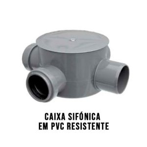 Caixa Sifónica em PVC Resistente