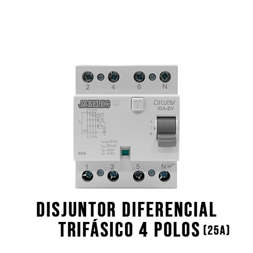 Disjuntor Diferencial Trifásico de 4 Polos - Image 2