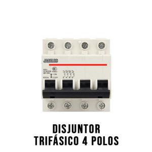 Disjuntor Trifásico de 4 Polos
