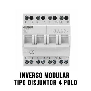Inversor Modular Tipo Disjuntor – 4 Polos